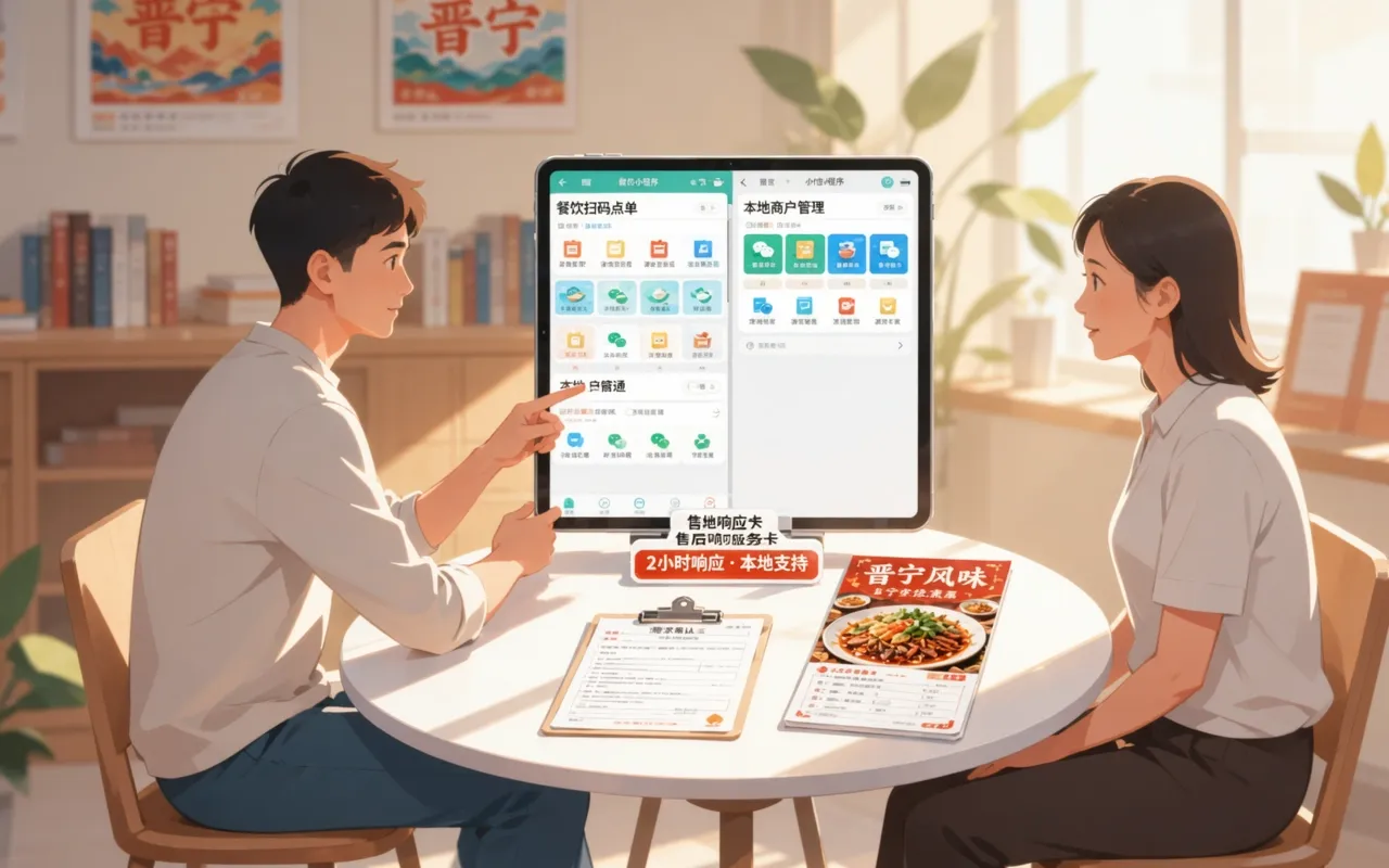 晋宁小程序开发公司怎么选？本地做微信小程序避坑要点 - 内配图