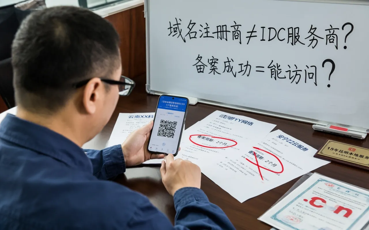 安宁域名购买哪家强？对比云南3家IDC服务商，价格、备案与售后实测报告 - 内配图