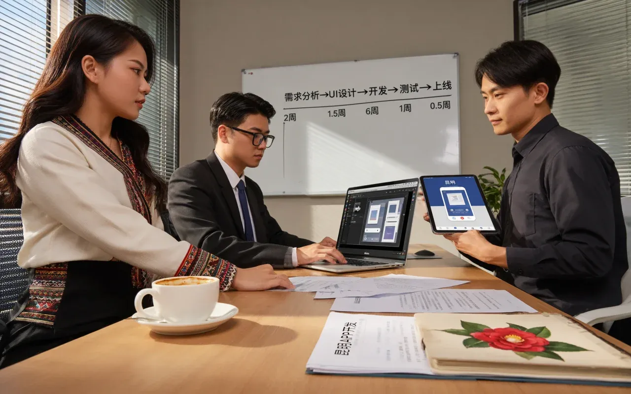 昆明 APP 开发需要多久？2026 年企业 APP 定制周期详解 - 内配图
