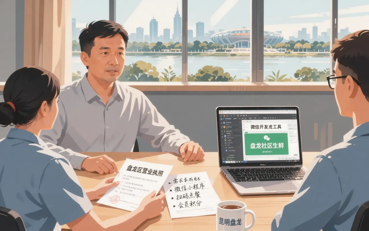 盘龙区小程序开发公司推荐？中小企业做小程序全流程 - 内配图