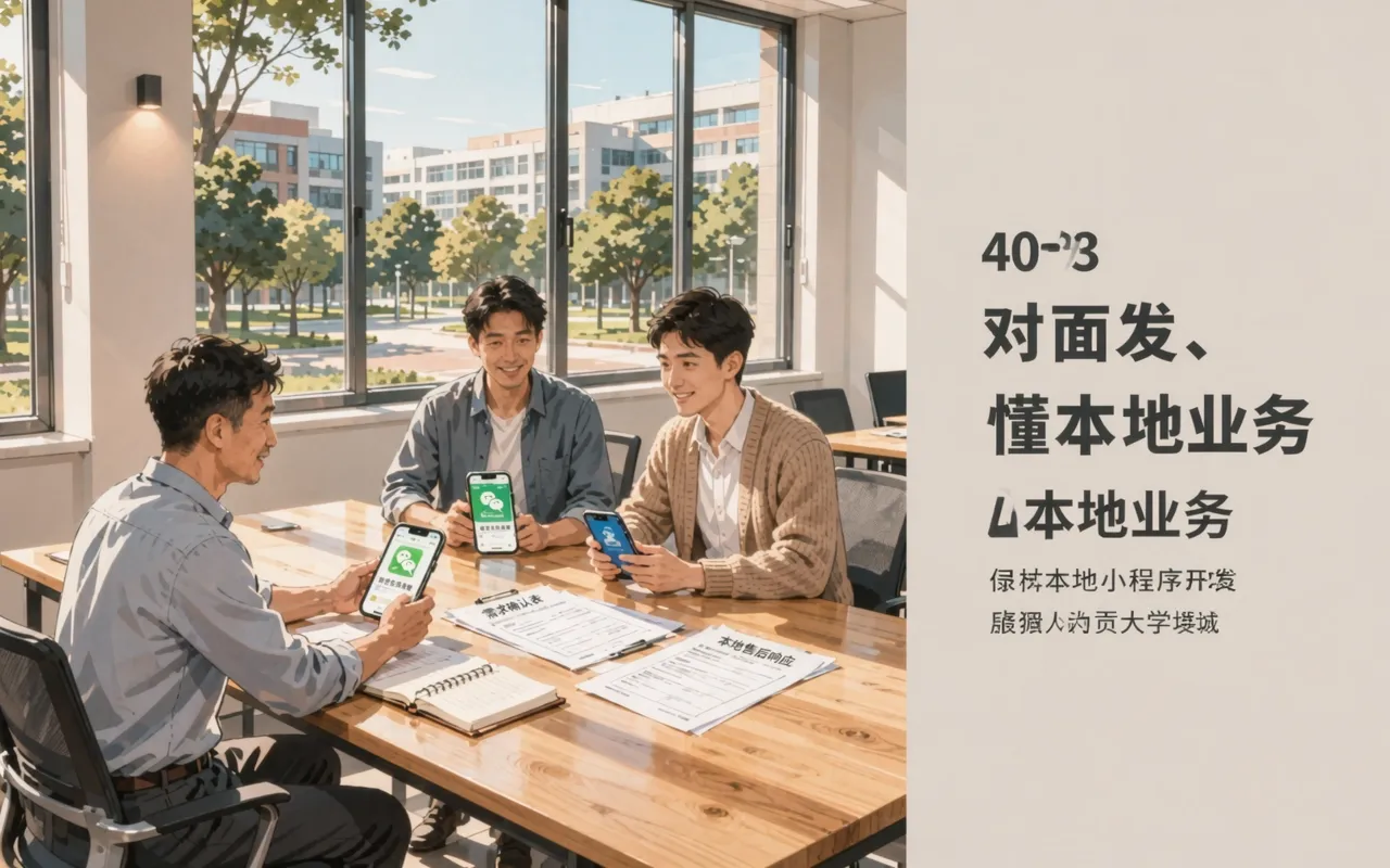 呈贡小程序开发哪家好？大学城周边企业做小程序服务对比 - 内配图