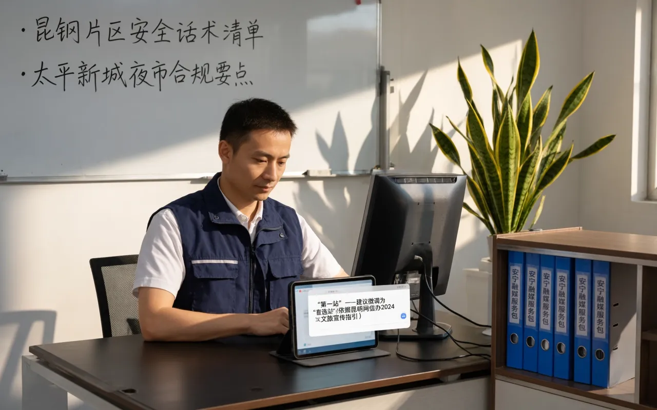 云南AI内容审核落地实录：安宁3家新媒体机构的降本增效实践 - 内配图