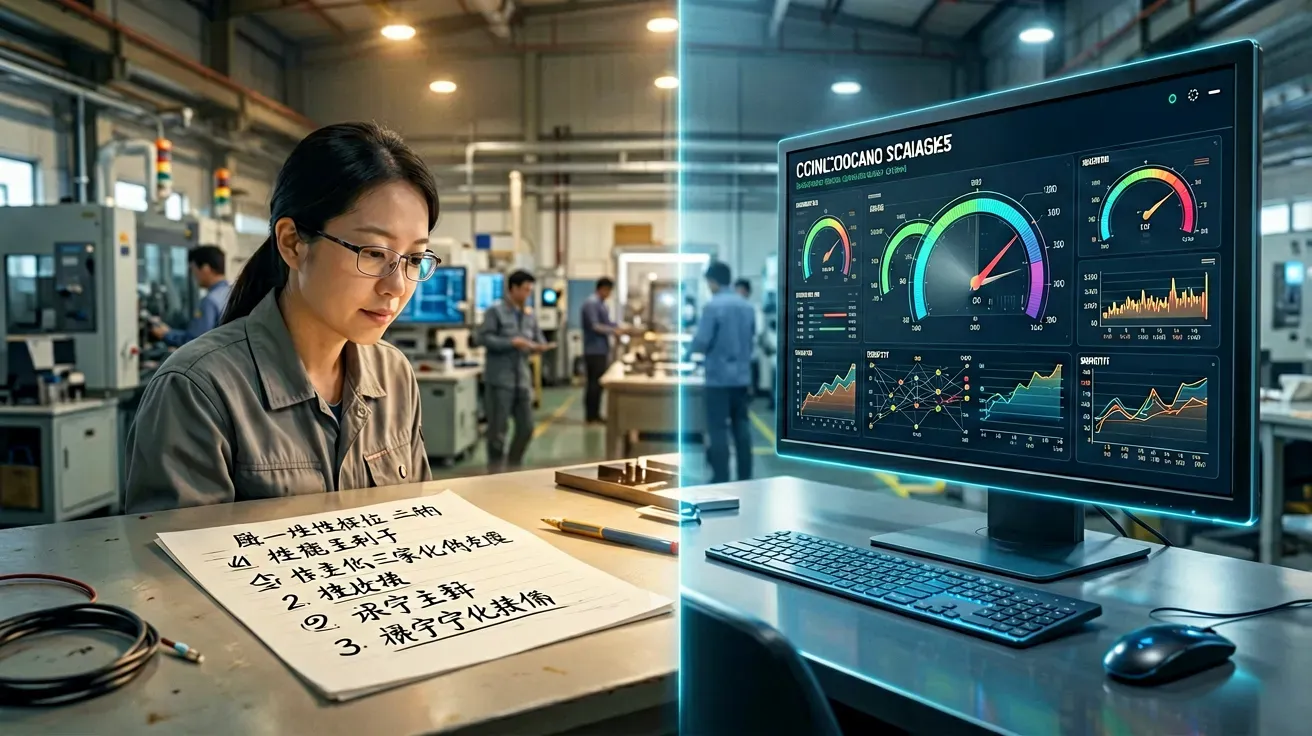 安宁企业数字化转型车间与数据对比