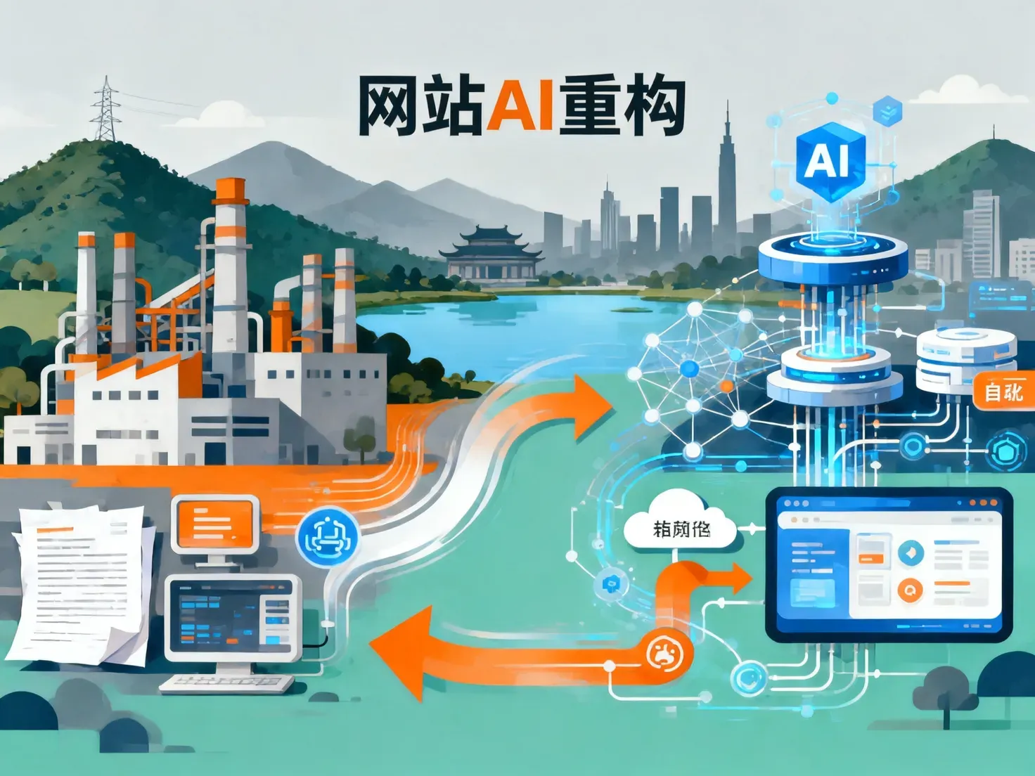 昆明传统企业老网站用AI改造：不写代码、不丢排名、不超预算