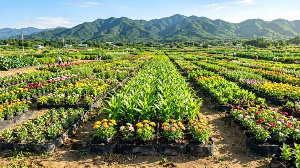 晋宁花农把苗圃搬上小程序,看苗不用顶着太阳跑