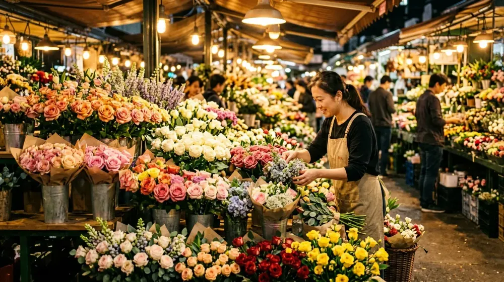 在呈贡卖花二十年,靠小程序留住了年轻客户