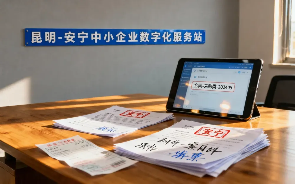 云南AI文档管理落地实录:安宁中小企业3个月降本25%案例